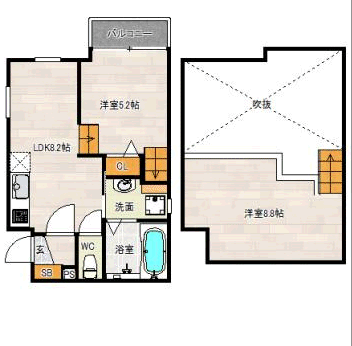 福岡県福岡市東区唐原１ 九産大前駅 1LDK アパート 賃貸物件詳細