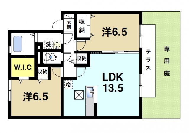 奈良県奈良市四条大路３ 尼ヶ辻駅 2LDK アパート 賃貸物件詳細
