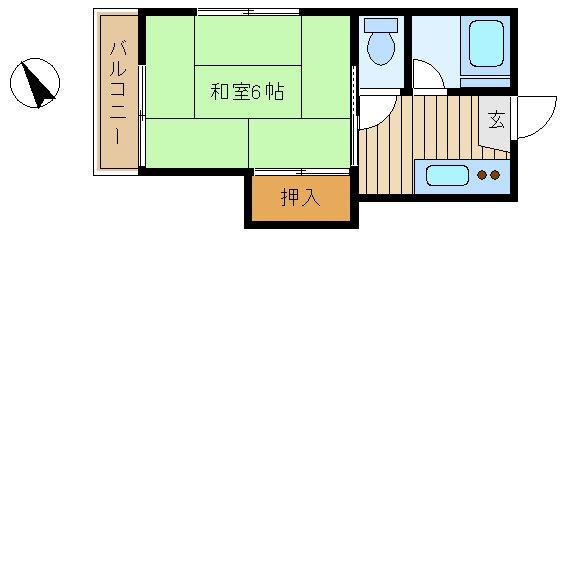 東京都豊島区高田１ 目白駅 1K アパート 賃貸物件詳細