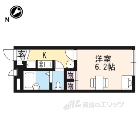 滋賀県草津市追分南３ 南草津駅 1K アパート 賃貸物件詳細