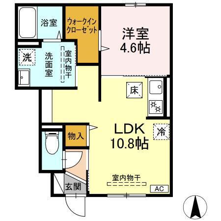 鳥取県鳥取市西品治 1LDK アパート 賃貸物件詳細