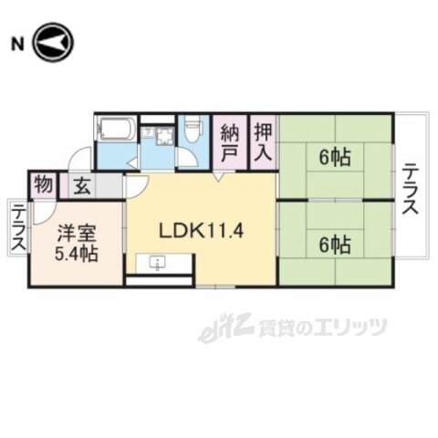 大阪府寝屋川市太秦中町 寝屋川市駅 3LDK アパート 賃貸物件詳細