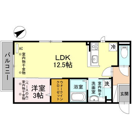 石川県金沢市大豆田本町甲 金沢駅 1LDK アパート 賃貸物件詳細