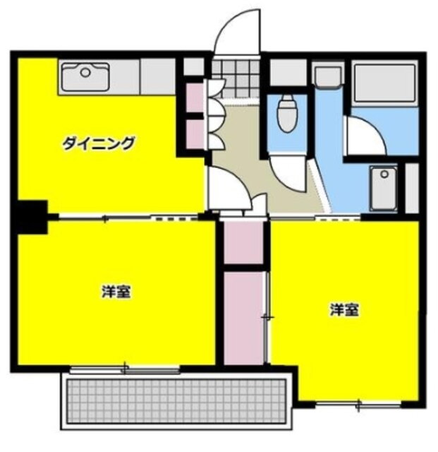 ロワール豊玉 2階 2DK 賃貸物件詳細