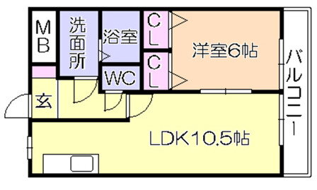 セレンディピティ（せれんでぃぴてぃ） 4階 1LDK 賃貸物件詳細