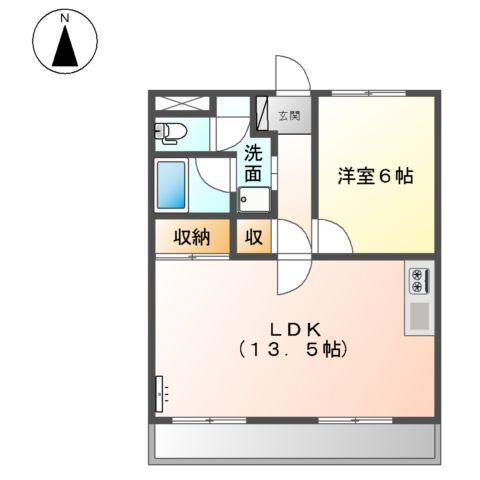 岐阜県各務原市那加石山町２ 新那加駅 1LDK マンション 賃貸物件詳細