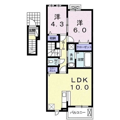 静岡県焼津市小柳津 西焼津駅 2LDK アパート 賃貸物件詳細