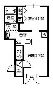北海道旭川市北門町９ 旭川駅 1DK アパート 賃貸物件詳細