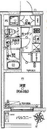 東京都足立区西綾瀬１ 綾瀬駅 1K マンション 賃貸物件詳細