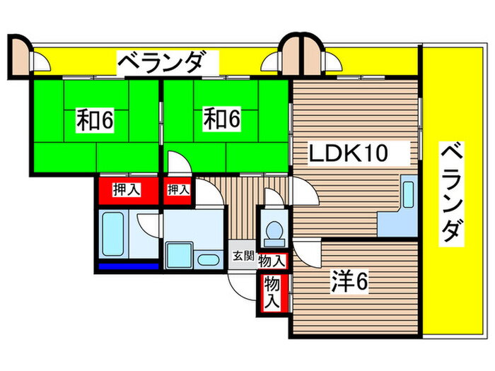 常盤マンション 4階 3LDK 賃貸物件詳細