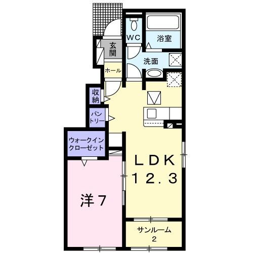 リアンジュ 1階 1LDK 賃貸物件詳細