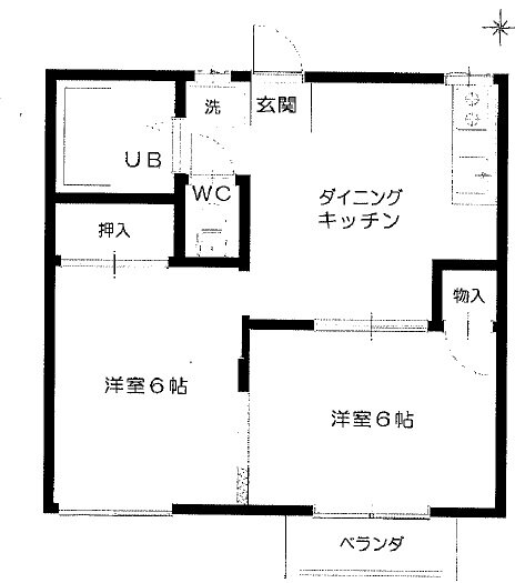 福島県いわき市内郷内町前田 内郷駅 2DK アパート 賃貸物件詳細