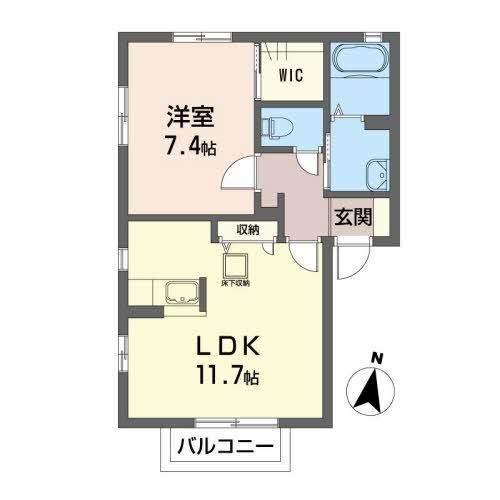 宮城県仙台市太白区砂押町 長町南駅 1LDK アパート 賃貸物件詳細