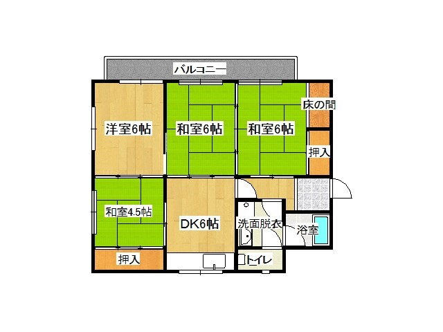 福岡県北九州市小倉北区三萩野２ 香春口三萩野駅 4DK マンション 賃貸物件詳細