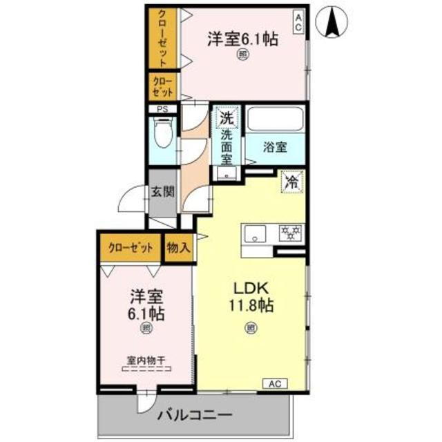 兵庫県尼崎市塚口町５ 塚口駅 2LDK アパート 賃貸物件詳細