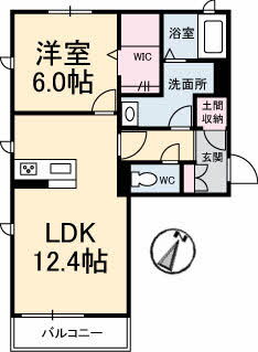 広島県福山市御幸町大字上岩成 万能倉駅 1LDK アパート 賃貸物件詳細