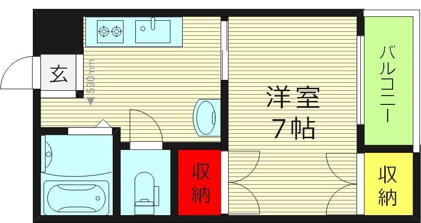 大阪府大阪市鶴見区今津北４ 徳庵駅 1DK マンション 賃貸物件詳細
