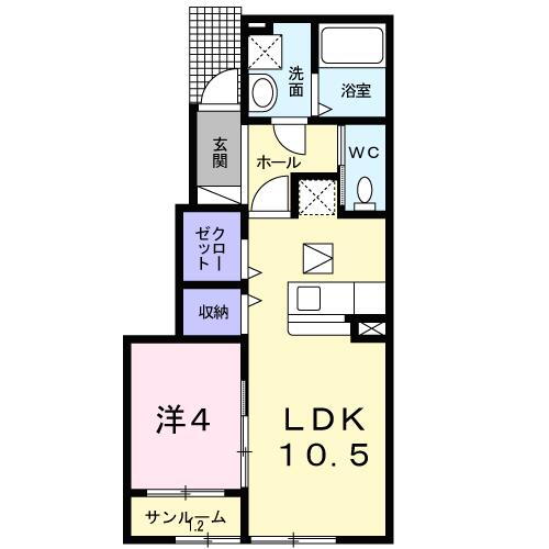 新潟県新潟市西区松美台 小針駅 1LDK アパート 賃貸物件詳細