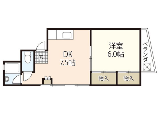 広島県広島市南区皆実町６ 皆実町六丁目駅 1DK マンション 賃貸物件詳細