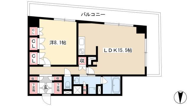 愛知県名古屋市千種区内山３ 千種駅 1LDK マンション 賃貸物件詳細