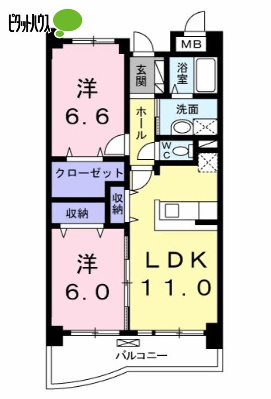 愛知県岡崎市井内町字下河原 岡崎駅 2LDK マンション 賃貸物件詳細