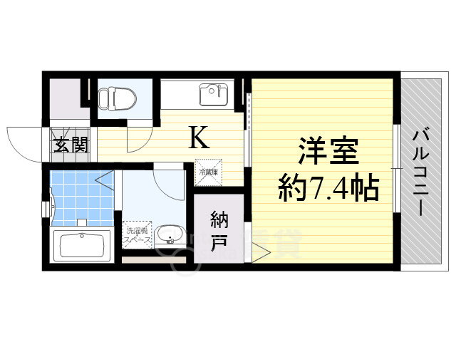 大阪府大阪市淀川区三津屋中１ 神崎川駅 1K アパート 賃貸物件詳細