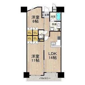 大阪府大阪市中央区日本橋２ 日本橋駅 2LDK マンション 賃貸物件詳細