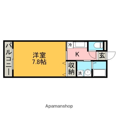 福岡県糸島市高田３ 周船寺駅 1K アパート 賃貸物件詳細