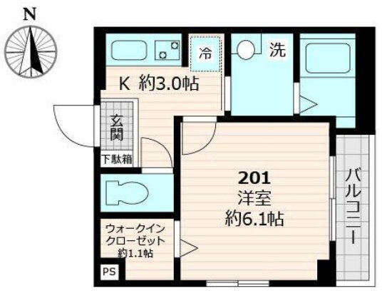 東京都荒川区東尾久５ 熊野前駅 1K マンション 賃貸物件詳細