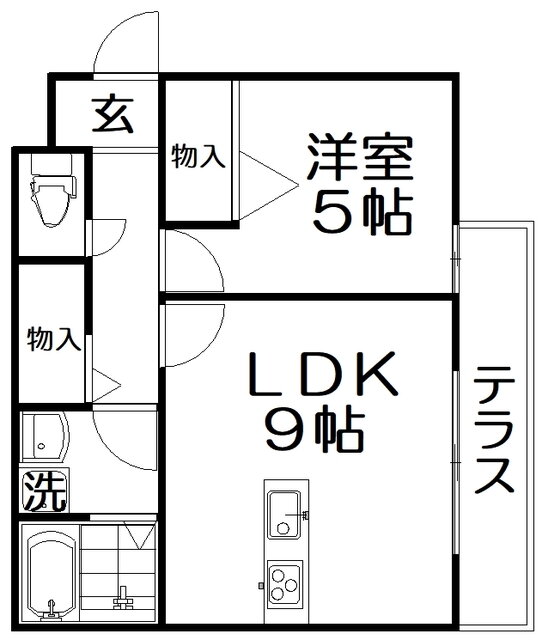 大阪府枚方市楠葉朝日１ 樟葉駅 1LDK アパート 賃貸物件詳細