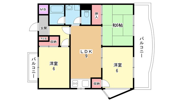 大阪府豊中市熊野町４ 豊中駅 3LDK マンション 賃貸物件詳細