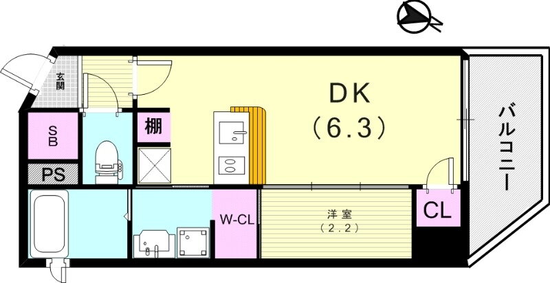 兵庫県神戸市中央区元町通３ 元町駅 1DK マンション 賃貸物件詳細