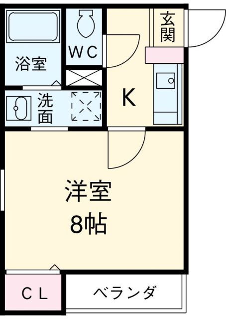 千葉県千葉市中央区末広１ 本千葉駅 1K アパート 賃貸物件詳細