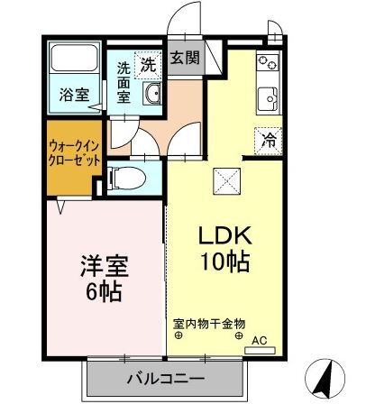 福岡県久留米市津福本町 津福駅 1LDK アパート 賃貸物件詳細