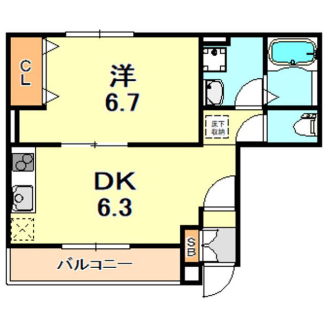 兵庫県神戸市垂水区下畑町字向井 須磨浦公園駅 1DK アパート 賃貸物件詳細