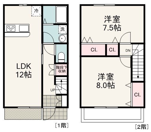 静岡県静岡市清水区堀込 狐ヶ崎駅 2LDK アパート 賃貸物件詳細