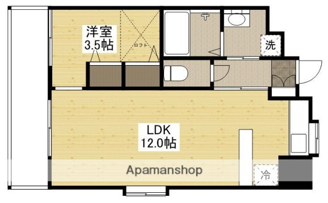 広島県広島市西区横川新町 横川一丁目駅 1LDK マンション 賃貸物件詳細