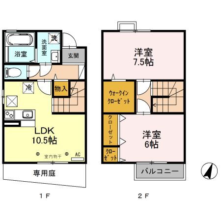 埼玉県八潮市大字鶴ケ曽根 八潮駅 2LDK アパート 賃貸物件詳細