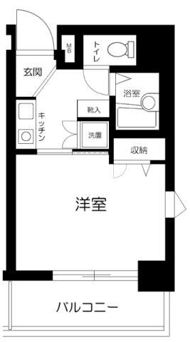 東京都中野区松が丘１ 新井薬師前駅 1K マンション 賃貸物件詳細
