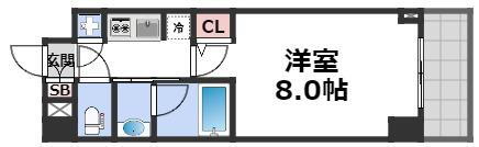 大阪府大阪市西区北堀江４ 西長堀駅 1K マンション 賃貸物件詳細