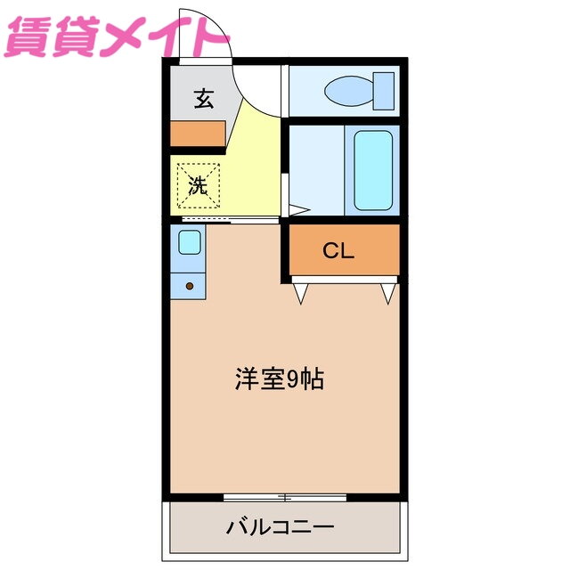三重県四日市市富州原町 川越富洲原駅 ワンルーム アパート 賃貸物件詳細