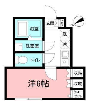 東京都新宿区若松町 早稲田駅 1K アパート 賃貸物件詳細