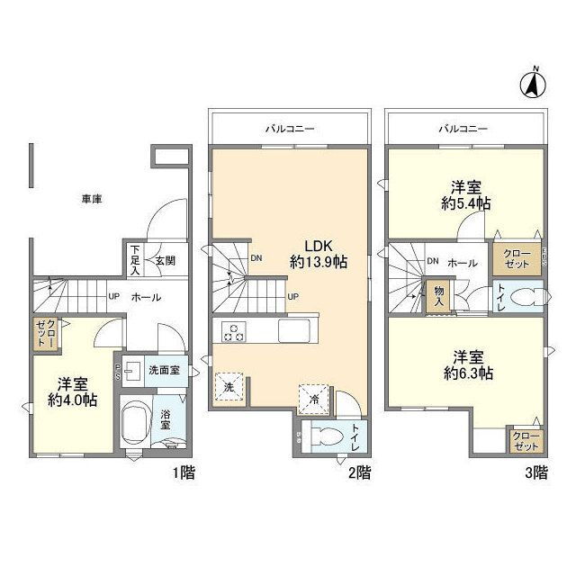 埼玉県川口市前川４ 蕨駅 3LDK 一戸建て 賃貸物件詳細