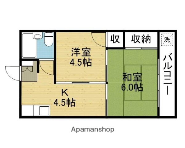 大阪府大阪市平野区背戸口２ 平野駅 2K マンション 賃貸物件詳細