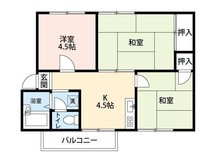 埼玉県所沢市上新井４ 小手指駅 3DK アパート 賃貸物件詳細