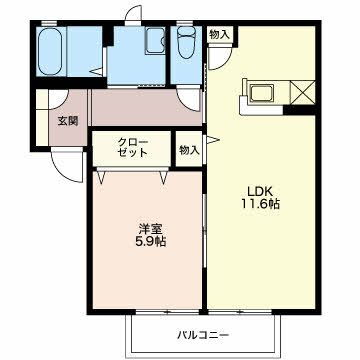新潟県長岡市曲新町２ 宮内駅 1LDK アパート 賃貸物件詳細