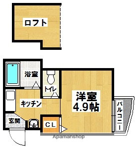 ジュネス石津 1階 1K 賃貸物件詳細