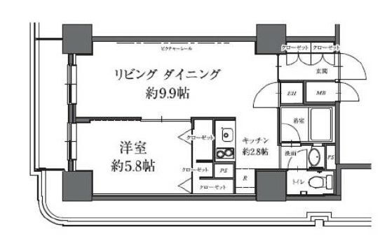 東京都世田谷区駒沢２ 駒沢大学駅 1LDK マンション 賃貸物件詳細