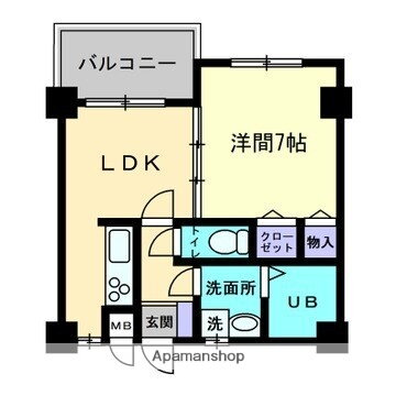 愛媛県松山市土居田町 土居田駅 1DK マンション 賃貸物件詳細