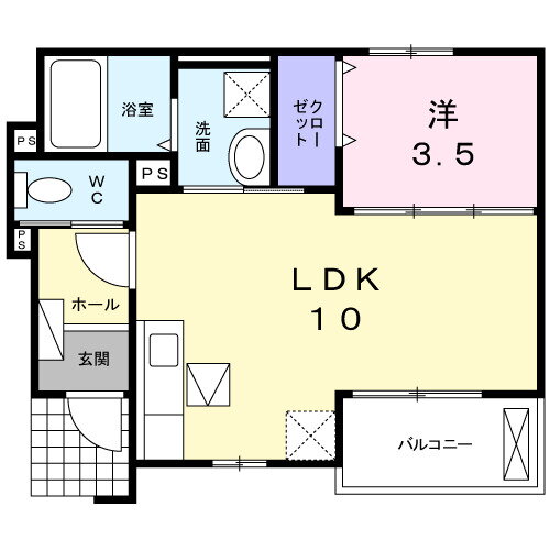 シャロン　ウィンドウ 2階 1LDK 賃貸物件詳細